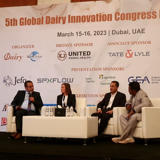 AgriNext project poster presented at the 5th Global Dairy Innovation Congress MENA 2023 